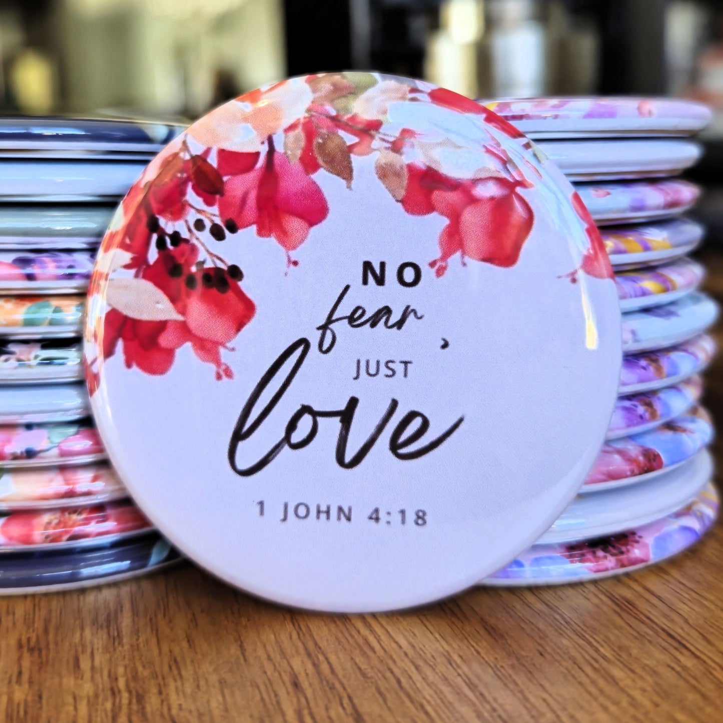 2.25" Christian (Bible Verse) Magnet or Pin (set 1 options)