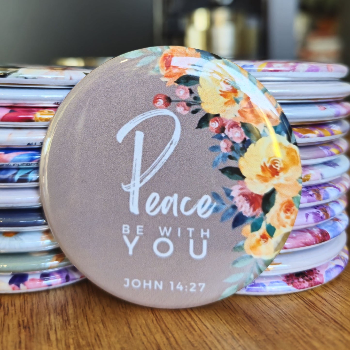 2.25" Christian (Bible Verse) Magnet or Pin (set 1 options)