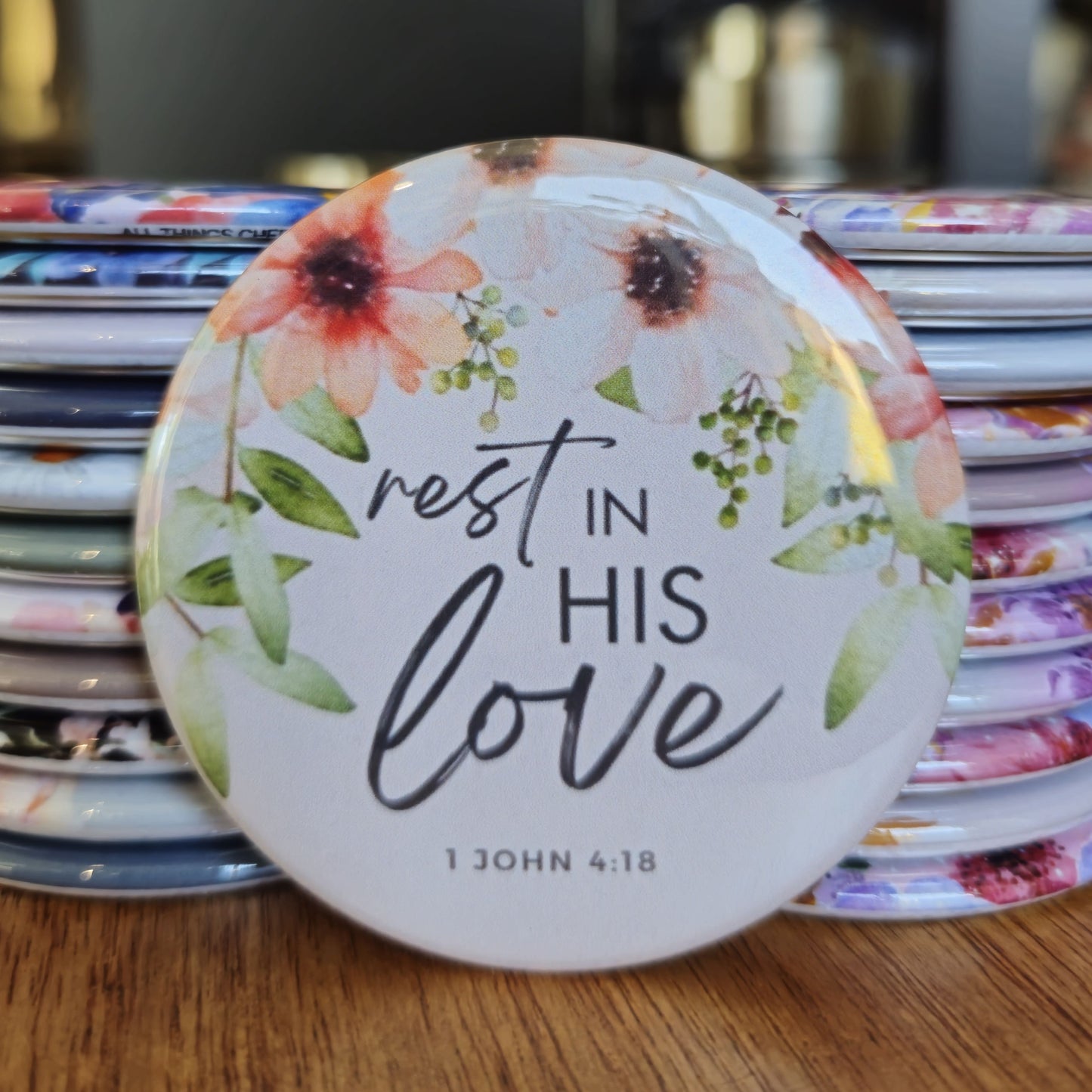 2.25" Christian (Bible Verse) Magnet or Pin (set 1 options)