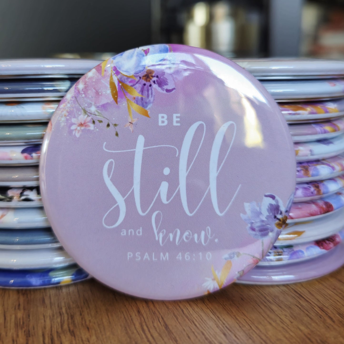 2.25" Christian (Bible Verse) Magnet or Pin (set 2 options)