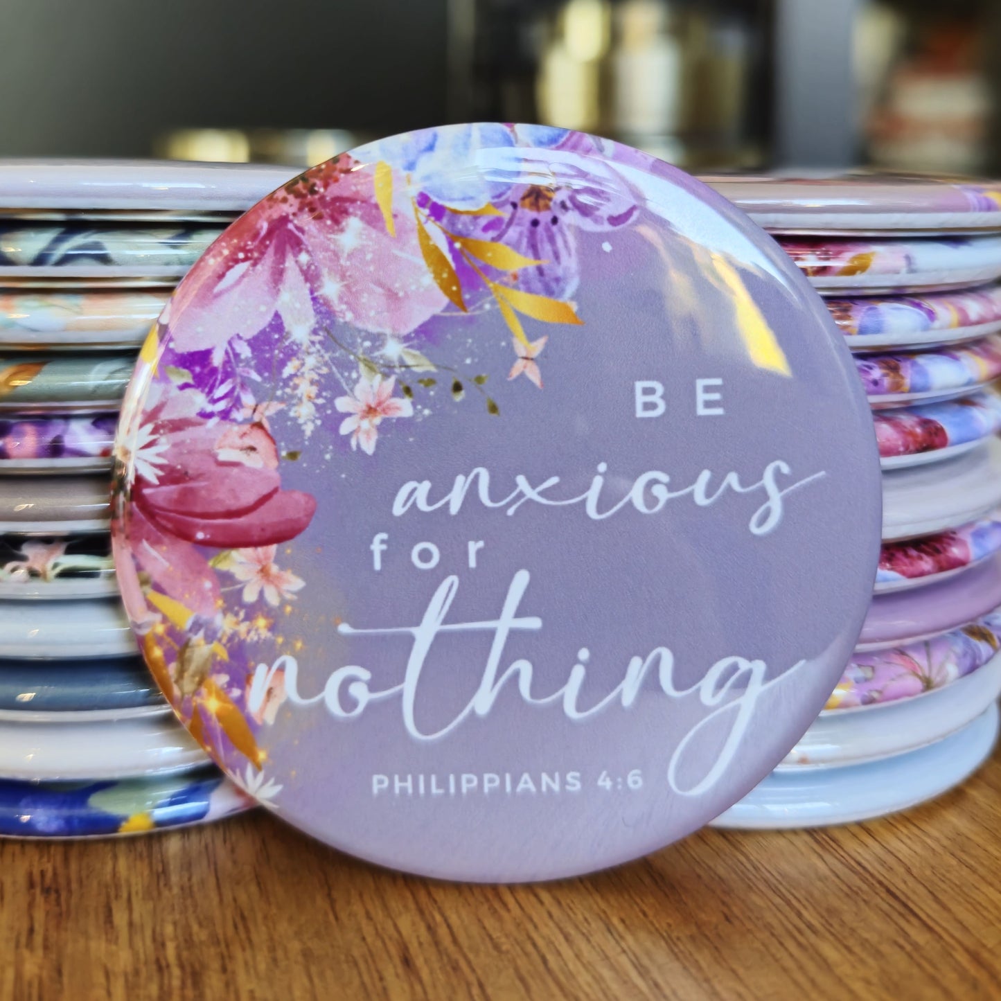 2.25" Christian (Bible Verse) Magnet or Pin (set 2 options)