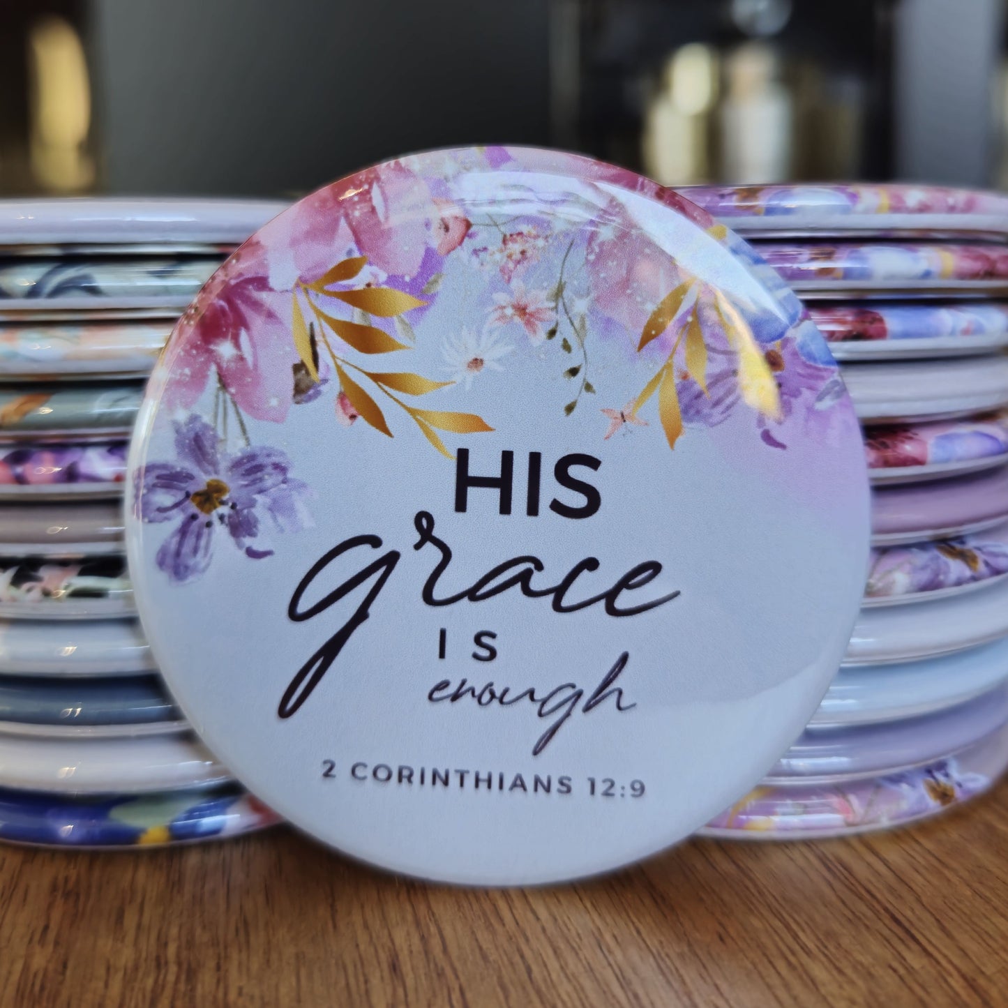 2.25" Christian (Bible Verse) Magnet or Pin (set 2 options)