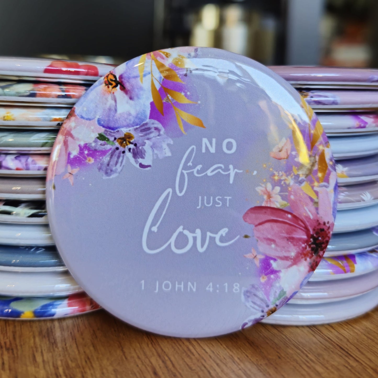 2.25" Christian (Bible Verse) Magnet or Pin (set 2 options)