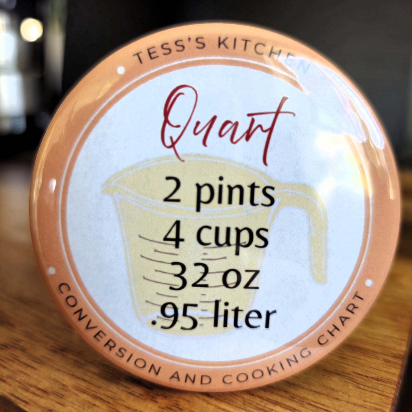 Personalized Kitchen Conversion Chart Magnets