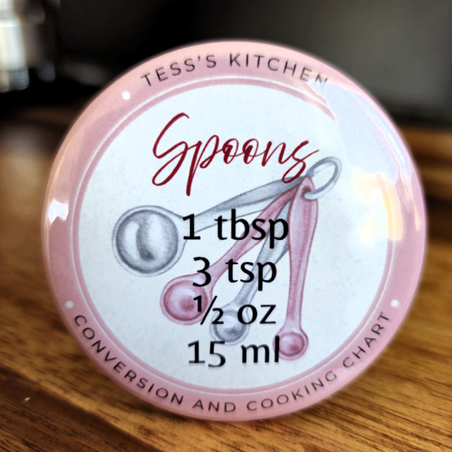 Personalized Kitchen Conversion Chart Magnets