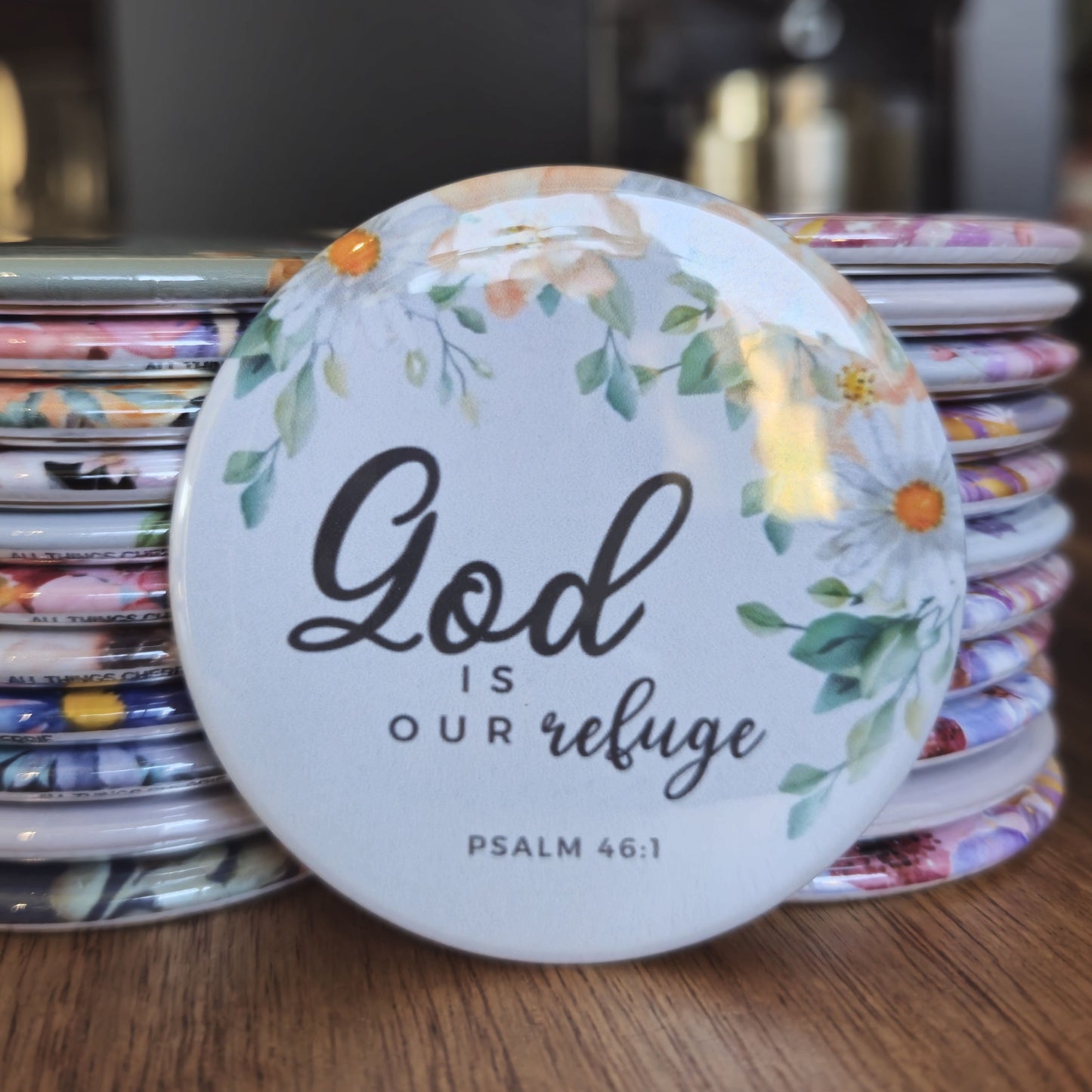 2.25" Christian (Bible Verse) Magnet or Pin (set 1 options)