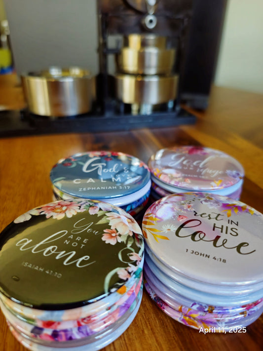 Christian (Bible Verse) Magnets or Pins Bundle