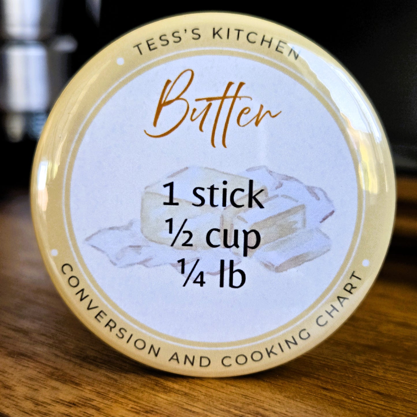 Personalized Kitchen Conversion Chart Magnets