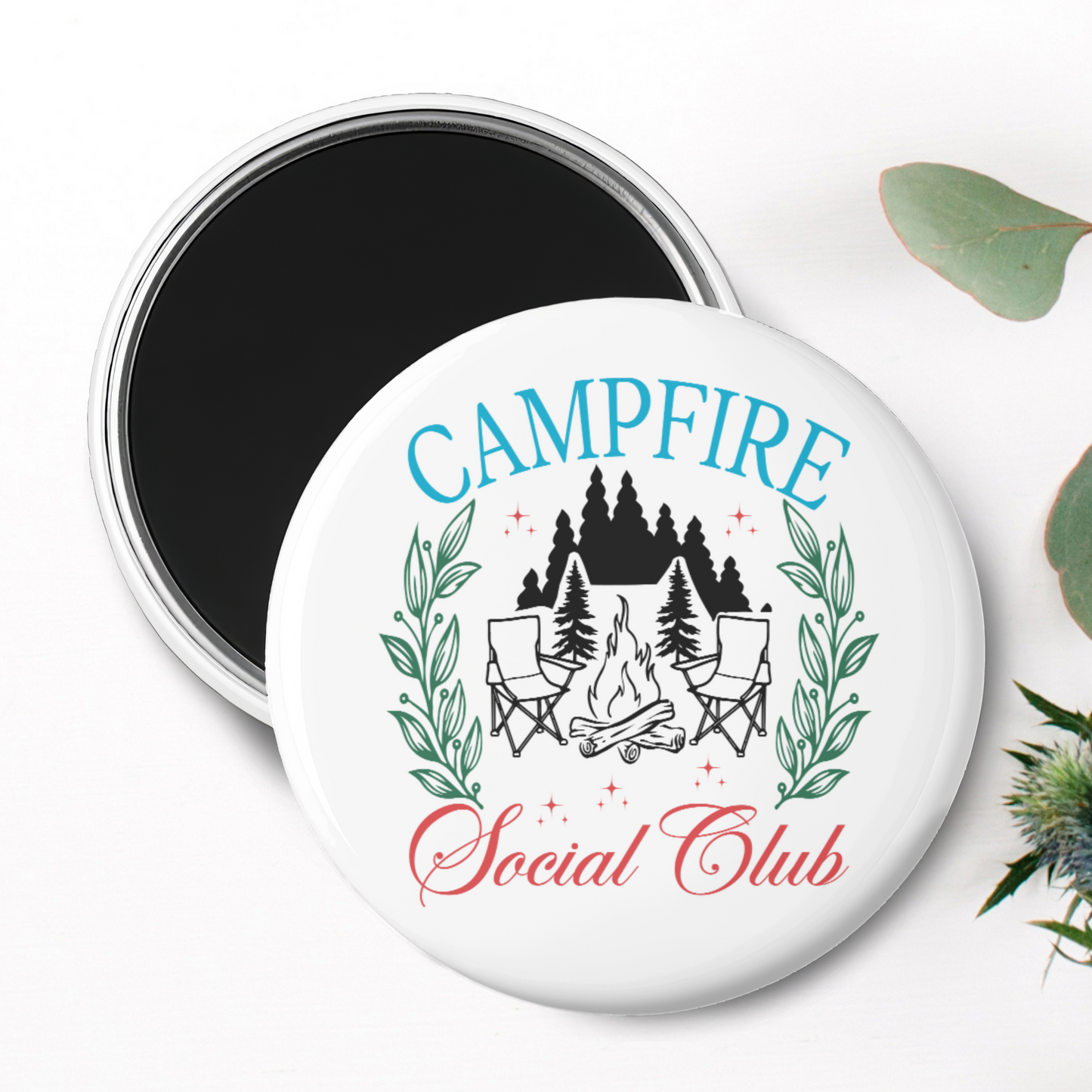 "Campfire Social Club" Magnet