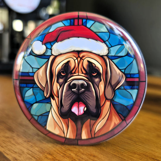 English Mastiff Dog Christmas Magnet