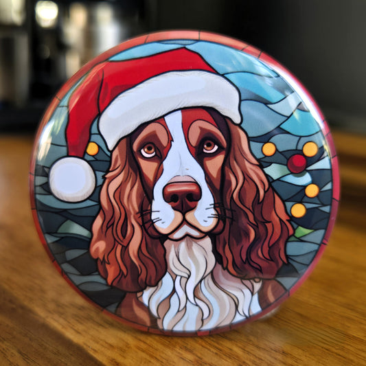 English Springer Spaniel Dog Christmas Magnet