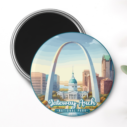 Gateway Arch National Park Magnet