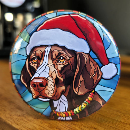 German Shorthaired Pointer Dog Christmas Magnet