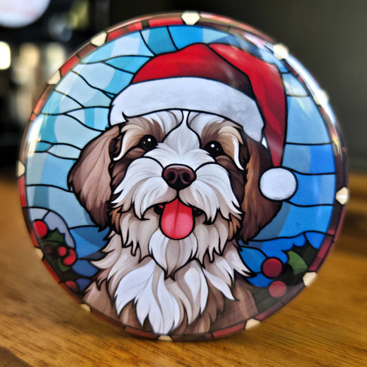 Havanese Dog Christmas Magnet