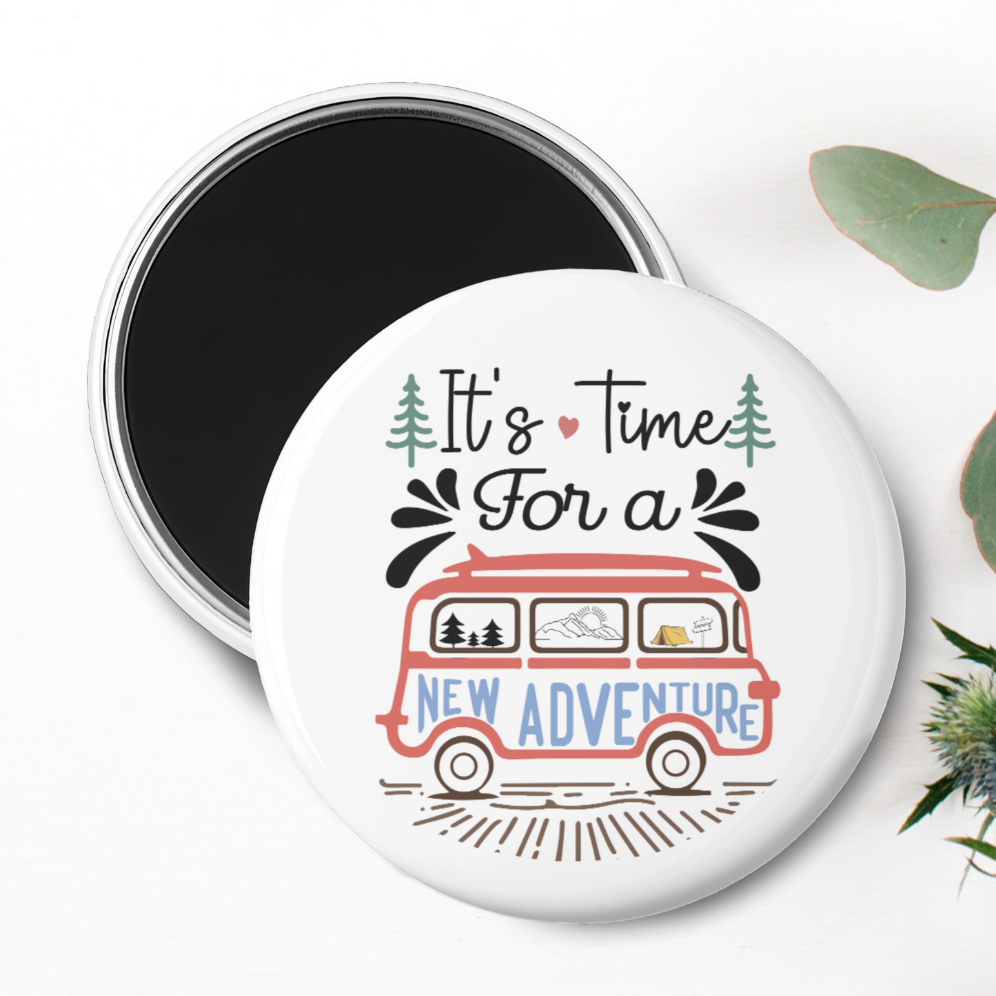 "It's Time For a New Adventure" Magnet