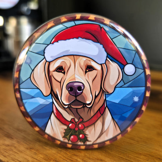 Labrador Retriever Dog Christmas Magnet