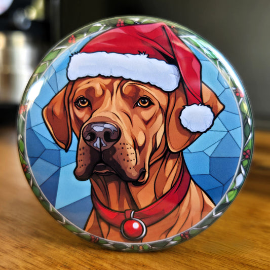 Rhodesian Ridgeback Dog Christmas Magnet