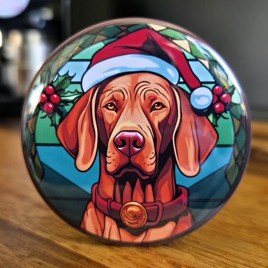 Vizsla Dog Christmas Magnet